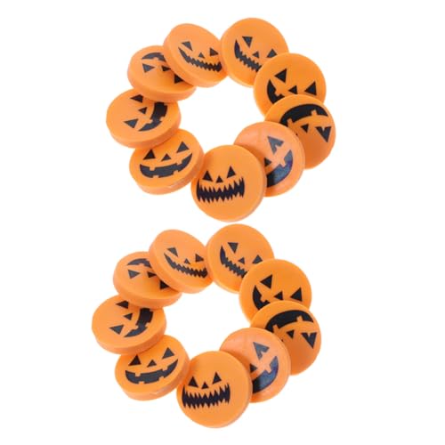 LRXIYODE 24 Stück Teiliges Halloween Radiergummi Kürbismotiv Klassenzimmer Belohnung Party Mitgebsel Sicher Gummiert für Herbstfest Geschenke von LRXIYODE