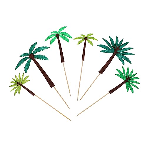 LRXIYODE 24 Stück Teiliges Set Hawaiianthema Tortenaufsätze aus Filz Dekorative Kuchenaccessoires für Partys für Geburtstagsfeiern und Sommerfestlichkeiten mit Kokosnussbaum Design LRXIYODE 24 Stück Teiliges Set Hawaiianthema Tortenaufsätze aus Filz Dekorative Kuchenaccessoires für Partys für Geburtstagsfeiern und Sommerfestlichkeiten mit Kokosnussbaum Design von LRXIYODE