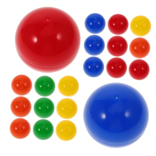 LRXIYODE 25 Stück Lotteriekugel Bälle Für Die Tombola Gewinnspielkugeln Tombola-Kugel Plastik von LRXIYODE