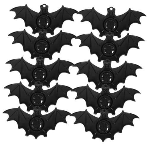 LRXIYODE 25 Stück Teiliges Halloween Fledermaus Pfeifenset Tragbare Kleine Pfeifen aus Sicherem Partyspielzeug für Kindergeburtstag und Festdekoration Bat Shaped Whistle für Gruselige von LRXIYODE