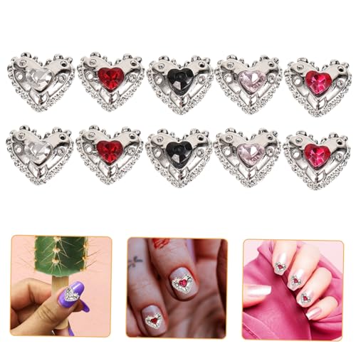 LRXIYODE 25 Stück Teiliges Herz nagel charms Damen Kleine Dekorationen mit Strasssteinen für Maniküre DIY Nageldesign Vielseitig für Partys Hochzeit und Festliche Anlässe LRXIYODE 25 Stück Teiliges Herz nagel charms Damen Kleine Dekorationen mit Strasssteinen für Maniküre DIY Nageldesign Vielseitig für Partys Hochzeit und Festliche Anlässe von LRXIYODE