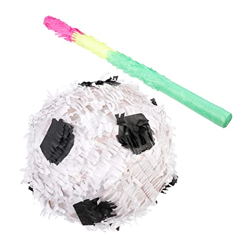 LRXIYODE 2Stücke Fußball Pinata Mit Fußball Geburtstagsparty Dekoration Sport Themen Pinata Für Erwachsene Fußballfeiern Und Events von LRXIYODE