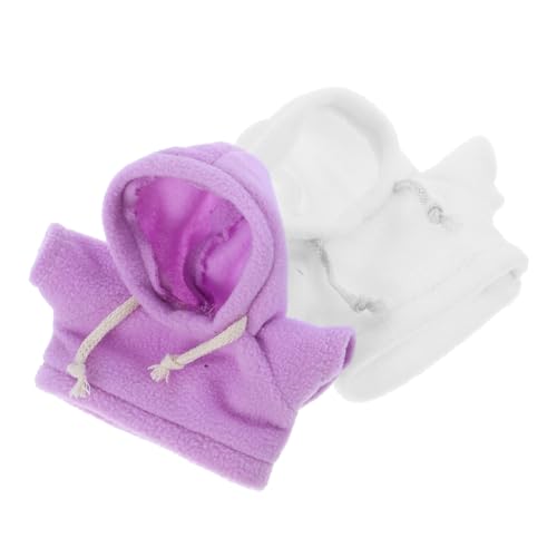 LRXIYODE 2Stücke Plüschbären Hoodies Niedliche Kleidung für Spielzeugpuppen Tierkostüme für Plüschtiere Anzieh Outfits für Puppen Kreative Spielzeugbekleidung Große Stofftiere von LRXIYODE