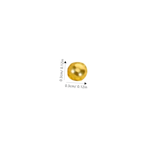 LRXIYODE 3 Kartons Boxen Nail Art Dekoration Stahlperlen Mix Roségold Gold Silber DIY Metallperlen für Maniküre Nageldesign Zubehör Kreative Bastelideen von LRXIYODE