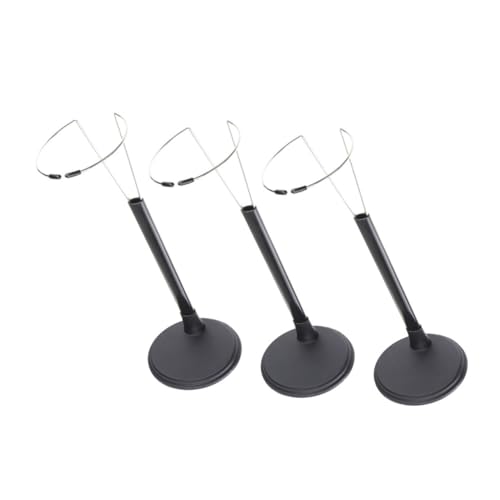 LRXIYODE 3 Stück Doll Stand Holder Verstellbarer Puppenständer für Stabile Präsentation Material für Figuren und Modelle Schwarz LRXIYODE 3 Stück Doll Stand Holder Verstellbarer Puppenständer für Stabile Präsentation Material für Figuren und Modelle Schwarz von LRXIYODE