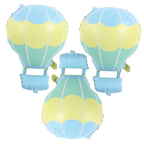 LRXIYODE 3 Stück Heißluftballon Folienballons Dekorative Luftballons für Geburtstagsfeiern und Langlebig und Sicher für Hochzeiten und Jubiläumsfeiern LRXIYODE 3 Stück Heißluftballon Folienballons Dekorative Luftballons für Geburtstagsfeiern und Langlebig und Sicher für Hochzeiten und Jubiläumsfeiern von LRXIYODE
