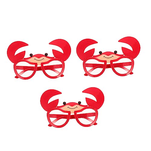 LRXIYODE 3 Stück Sonnenbrillen Lustige Partybrillen für Hawaiianische Feiern Fotorequisiten für Strand und Unisex Sommeraccessoires für Erwachsene und Jugendliche von LRXIYODE