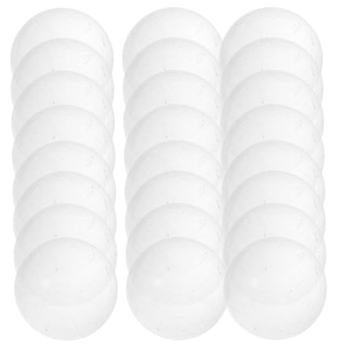 LRXIYODE 30 Stück Teiliges Glas Murmeln Transparent Hochglanz Glasperlen für Gartendekoration Fischglas Kugeln DIY Schmuck und Brettspiele Geeignet von LRXIYODE
