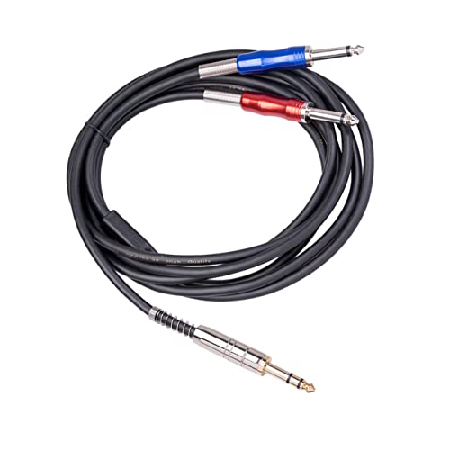 LRXIYODE 3M Stereo Audiokabel Doppel Mono Instrumentenkabel mit Langlebigem Metallstecker Kupferleiter und Effektiver Abschirmung für Mixer Gitarre und Audio LRXIYODE 3M Stereo Audiokabel Doppel Mono Instrumentenkabel mit Langlebigem Metallstecker Kupferleiter und Effektiver Abschirmung für Mixer Gitarre und Audio von LRXIYODE
