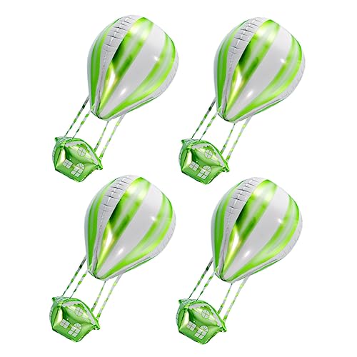 LRXIYODE 4 Stück Ballon aus Aluminiumfolie Luftfolie Heißer Aluminiumballon hochzeitslaken hochzeitsbingo Ballon zum Kindergeburtstag Geburtstag Luftballons von LRXIYODE