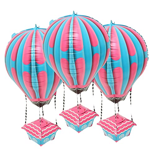 LRXIYODE 4 Stück Folienballons Heißluftballon Pinke und Deko für Kindergeburtstag Babyparty Hochzeiten und Luftballons für Kreative Feierlichkeiten LRXIYODE 4 Stück Folienballons Heißluftballon Pinke und Deko für Kindergeburtstag Babyparty Hochzeiten und Luftballons für Kreative Feierlichkeiten von LRXIYODE