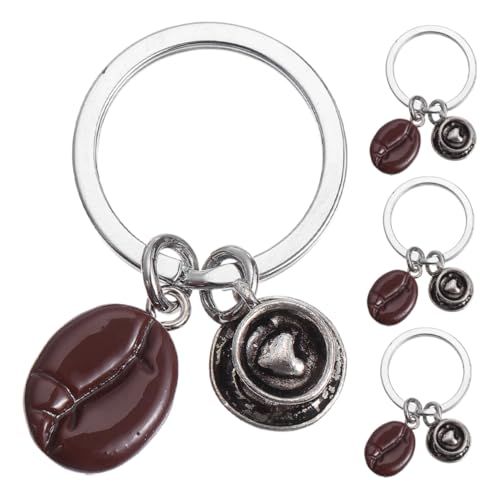 LRXIYODE 4 Stück Kaffeebohnen Schlüsselanhänger Kreativer Taschenanhänger Süße Schlüsselanhänger Für Mädchen Süßer Rucksack Schlüsselanhänger Für Jungen Geldbörse Schlüsselanhänger LRXIYODE 4 Stück Kaffeebohnen Schlüsselanhänger Kreativer Taschenanhänger Süße Schlüsselanhänger Für Mädchen Süßer Rucksack Schlüsselanhänger Für Jungen Geldbörse Schlüsselanhänger von LRXIYODE