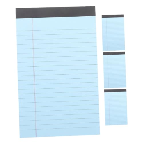 LRXIYODE 4 Stück Liniertes Notizblock Abreißbare Vielseitig Nutzbar Dickes Papier für Büro Schule Reisen Handlich und Leicht für Notizen und Erinnerungen LRXIYODE 4 Stück Liniertes Notizblock Abreißbare Vielseitig Nutzbar Dickes Papier für Büro Schule Reisen Handlich und Leicht für Notizen und Erinnerungen von LRXIYODE