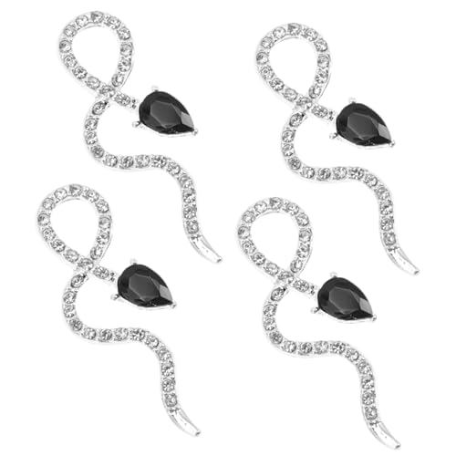 LRXIYODE 4 Stück Schlange Nagel Charms Maniküre Dekorationen für Einzigartige Nail Art Geeignet für Natürliche und Künstliche Nägel Einfach Anzuwenden LRXIYODE 4 Stück Schlange Nagel Charms Maniküre Dekorationen für Einzigartige Nail Art Geeignet für Natürliche und Künstliche Nägel Einfach Anzuwenden von LRXIYODE