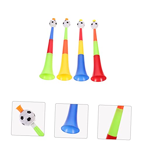 LRXIYODE 4 Stück Teiliges Fußball Stadionhorn Lautstarkes Farbenfrohes Vuvuzela Trompete Robustes Ausziehbares Fanfare Horn für Sportveranstaltungen Fußball Themenpartys und LRXIYODE 4 Stück Teiliges Fußball Stadionhorn Lautstarkes Farbenfrohes Vuvuzela Trompete Robustes Ausziehbares Fanfare Horn für Sportveranstaltungen Fußball Themenpartys und von LRXIYODE