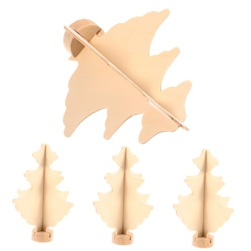 LRXIYODE 4 Stück Teiliges Kleine Holz Weihnachtsbaum Deko zum Bemalen Stabiler Standfuß DIY Bastelset für Handliche Tischdekoration für Weihnachtsfest und LRXIYODE 4 Stück Teiliges Kleine Holz Weihnachtsbaum Deko zum Bemalen Stabiler Standfuß DIY Bastelset für Handliche Tischdekoration für Weihnachtsfest und von LRXIYODE