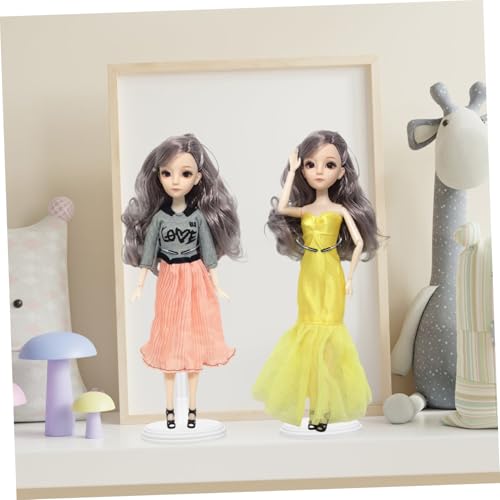 LRXIYODE 4 Stück Teiliges Puppenständer Stabile Doll Holding Racks mit Breiter Basis Leicht Montierbar Robustes Puppen Display für Sichere Präsentation und Spiel für Sammler LRXIYODE 4 Stück Teiliges Puppenständer Stabile Doll Holding Racks mit Breiter Basis Leicht Montierbar Robustes Puppen Display für Sichere Präsentation und Spiel für Sammler von LRXIYODE