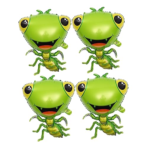 LRXIYODE 4 Stück tierischer Ballon Dschungel Ballonspielzeug für Ballon Tierballons Urlaub Blau luftballons tierluftballone Tiere Folienballons Ballons Ornamente Aluminiumfolie Green von LRXIYODE