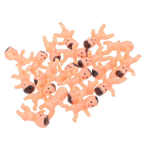 LRXIYODE 40 Stück Mini-babys, Babyparty-spiele, Kleine Baby-figuren, Partydekorationen, Kleine Kunststoff-babys, Babyparty-partygeschenke, Miniatur-baby von LRXIYODE