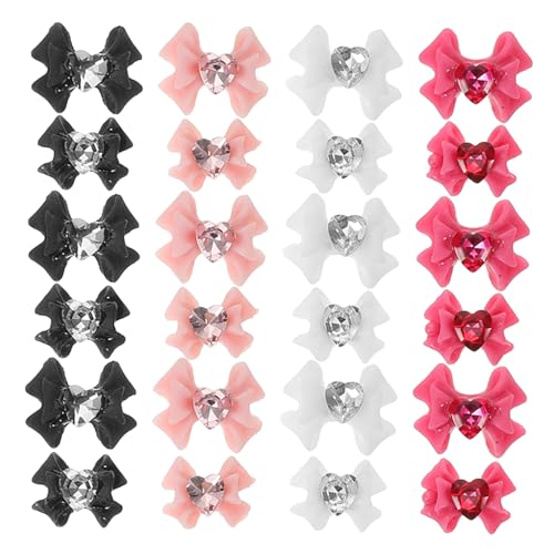 LRXIYODE 40 Stück Nail Art Charms Teiliges mit Glitzer Schleifen Dekoration für Maniküre Geeignet für DIY Nageldesigns Accessoires für Halloween Weihnachten und Geburtstage LRXIYODE 40 Stück Nail Art Charms Teiliges mit Glitzer Schleifen Dekoration für Maniküre Geeignet für DIY Nageldesigns Accessoires für Halloween Weihnachten und Geburtstage von LRXIYODE