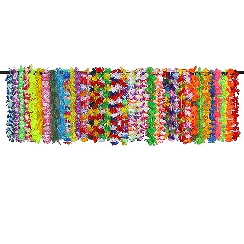 LRXIYODE 42 Stück Hawaiian Flower Necklace Set Teiliges Set für Luau Partys Strandversammlungen und Geburtstagsfeiern Leicht und Tragbar für Dekoration und Kreative Gestaltung LRXIYODE 42 Stück Hawaiian Flower Necklace Set Teiliges Set für Luau Partys Strandversammlungen und Geburtstagsfeiern Leicht und Tragbar für Dekoration und Kreative Gestaltung von LRXIYODE