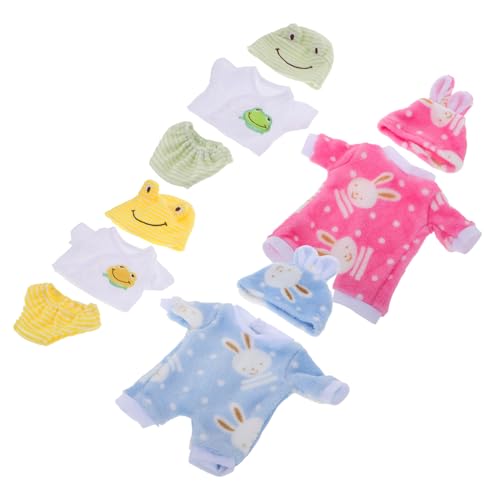 LRXIYODE 4sätze Teiliges Puppen Kleidung Für Puppen Gemütliche Tieranzüge Mit Süßen Hasen-Designs Kuschelige Pyjamas Für Mädchen LRXIYODE 4sätze Teiliges Puppen Kleidung Für Puppen Gemütliche Tieranzüge Mit Süßen Hasen-Designs Kuschelige Pyjamas Für Mädchen von LRXIYODE