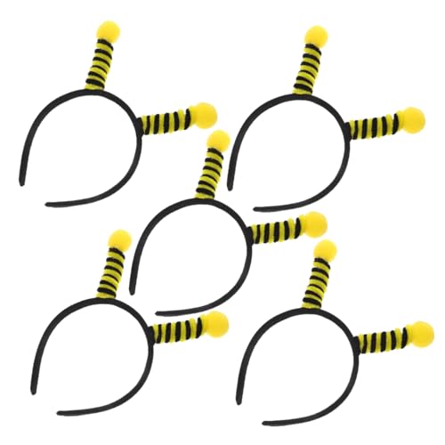 LRXIYODE 5 Stück Teiliges Bienen Antenne Haarband Leichtes Baumwoll Stirnband mit Einzigartigem Insektendesign Bequem und Strapazierfähig für Mottoparty Karneval und Kinderkostüm LRXIYODE 5 Stück Teiliges Bienen Antenne Haarband Leichtes Baumwoll Stirnband mit Einzigartigem Insektendesign Bequem und Strapazierfähig für Mottoparty Karneval und Kinderkostüm von LRXIYODE