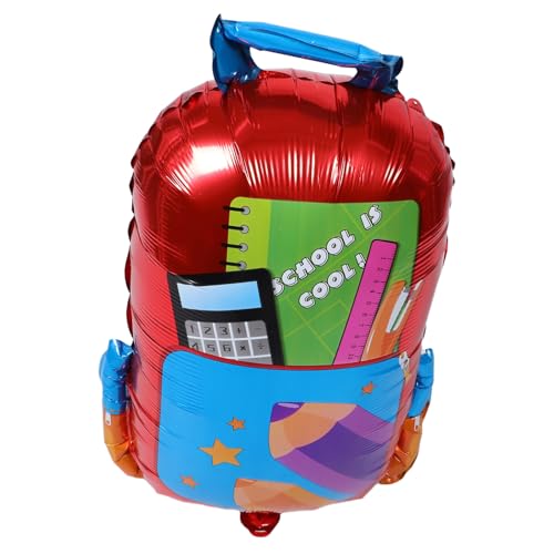 LRXIYODE 5 Stück Teiliges Schulranzen Dekorationsset aus Hochwertiger Aluminiumfolie Wiederverwendbare Robuste Schulballons für Kindergarten und Einschulungsfeiern Inspirierend und von LRXIYODE