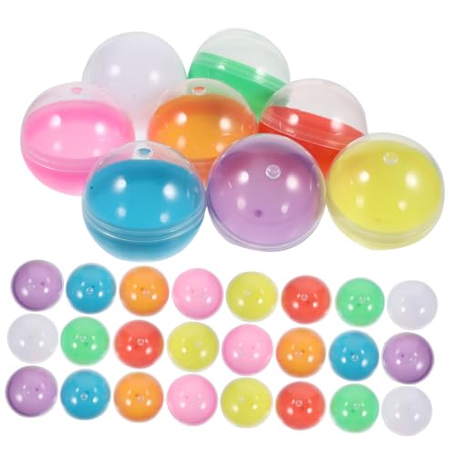 LRXIYODE 50 Stück Halbtransparente Lotteriekugeln zum Öffnen Bunte Kunststoffkugeln mit Praktische Spielkugeln für Party Tombola Gewinnspiele und Vending Automaten LRXIYODE 50 Stück Halbtransparente Lotteriekugeln zum Öffnen Bunte Kunststoffkugeln mit Praktische Spielkugeln für Party Tombola Gewinnspiele und Vending Automaten von LRXIYODE