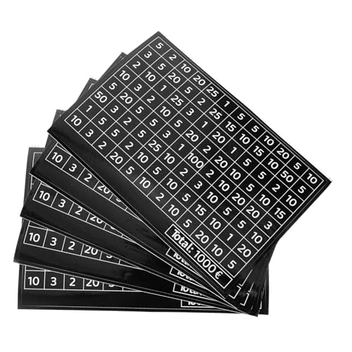 LRXIYODE 50 Stück Spar Challenge Sticker mit Zahlen Design für Sparschweine und Geldboxen Fördert Sparen mit Spaß und Übersichtlichkeit LRXIYODE 50 Stück Spar Challenge Sticker mit Zahlen Design für Sparschweine und Geldboxen Fördert Sparen mit Spaß und Übersichtlichkeit von LRXIYODE