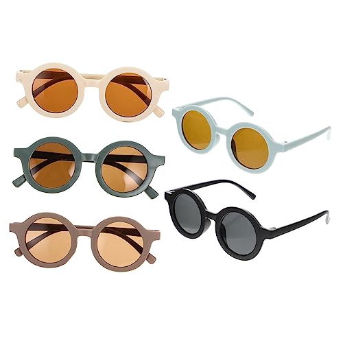 LRXIYODE 5Paare Sonnenbrillen Teilig Leicht Langlebig Partys Cosplay Witzige Accessoires für Kleinkinder von LRXIYODE
