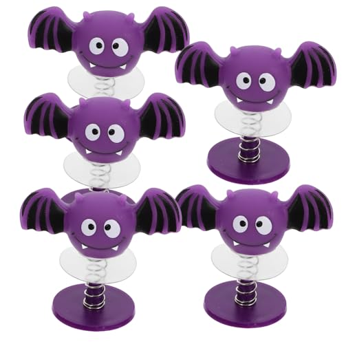 LRXIYODE 5stücke Halloween Sprungspielzeuge Cartoon Fledermaus Hüpfspielzeug Für Kinderpartys Mitgebsel Für Halloweenfeiern Und Büros Leicht Und Kompakt Für Grenzenlosen Spaß von LRXIYODE