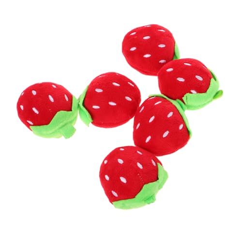 LRXIYODE 6 Stück Mini Erdbeer Plüschspielzeug Süße Stofferdbeeren für Junge Mädchen Geburtstage Weihnachten Halloween Thanksgiving für DIY und Kinderaccessoires LRXIYODE 6 Stück Mini Erdbeer Plüschspielzeug Süße Stofferdbeeren für Junge Mädchen Geburtstage Weihnachten Halloween Thanksgiving für DIY und Kinderaccessoires von LRXIYODE