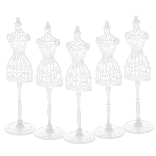 LRXIYODE 6 Stück Mini Puppenständer Teilig Verstellbare Kleiderhalter für Puppenoutfits Miniatur Mannequins zur Stilvollen Präsentation von Puppenkleidern für Kreative Spielideen LRXIYODE 6 Stück Mini Puppenständer Teilig Verstellbare Kleiderhalter für Puppenoutfits Miniatur Mannequins zur Stilvollen Präsentation von Puppenkleidern für Kreative Spielideen von LRXIYODE