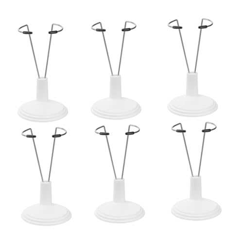 LRXIYODE 6 Stück Puppenständer aus Robustem PVC Hohe Aufbewahrungs Präsentationshalterung für Puppen Tragbar Platzsparend Geeignet für Zuhause Laden und Markt Weiß LRXIYODE 6 Stück Puppenständer aus Robustem PVC Hohe Aufbewahrungs Präsentationshalterung für Puppen Tragbar Platzsparend Geeignet für Zuhause Laden und Markt Weiß von LRXIYODE