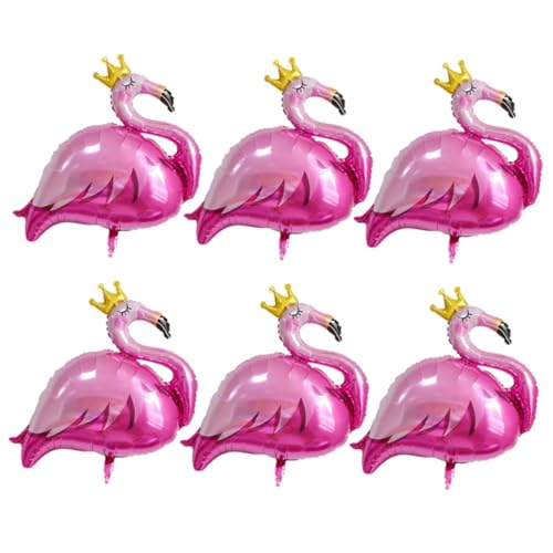 LRXIYODE 6 Stück Teiliges Aluminium Folien Flamingo und Krone Luftballons Hawaiianische Party Deko Wiederverwendbare Party Balloon Decor für Geburtstag Fotorequisiten Raum und LRXIYODE 6 Stück Teiliges Aluminium Folien Flamingo und Krone Luftballons Hawaiianische Party Deko Wiederverwendbare Party Balloon Decor für Geburtstag Fotorequisiten Raum und von LRXIYODE