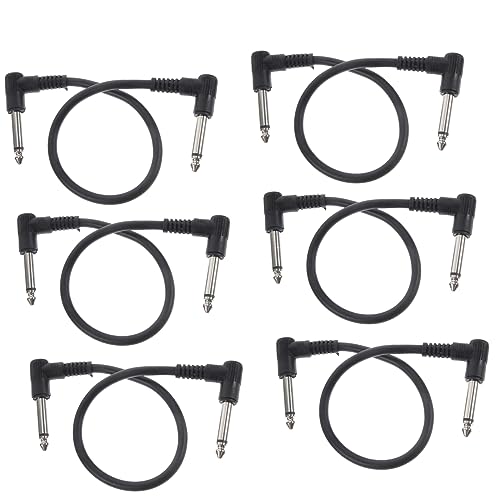 LRXIYODE 6Stücke Gitarren Patchkabel Audiokabel für Gitarre Bass Effektpedale Langlebig Flaches Design für Einfache Lagerung und Zuverlässige Klangübertragung LRXIYODE 6Stücke Gitarren Patchkabel Audiokabel für Gitarre Bass Effektpedale Langlebig Flaches Design für Einfache Lagerung und Zuverlässige Klangübertragung von LRXIYODE