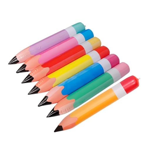 LRXIYODE 7 Stück Giant Inflatable Pencils PVC Buntstift Ballons für Schulanfang Geburtstagsfeiern Dekoration Lebendigen Farben Einfach Aufzublasen und Wiederverwendbar LRXIYODE 7 Stück Giant Inflatable Pencils PVC Buntstift Ballons für Schulanfang Geburtstagsfeiern Dekoration Lebendigen Farben Einfach Aufzublasen und Wiederverwendbar von LRXIYODE