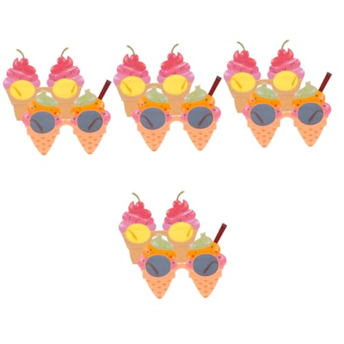 LRXIYODE 8 Stck. Eiscreme Sonnenbrille Lustige Partybrille für Strandpartys Hawaii Accessoire Tragbar und Leicht Perfektes Fotorequisit für Sommerfeiern LRXIYODE 8 Stck. Eiscreme Sonnenbrille Lustige Partybrille für Strandpartys Hawaii Accessoire Tragbar und Leicht Perfektes Fotorequisit für Sommerfeiern von LRXIYODE