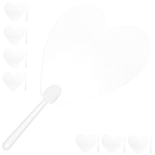 LRXIYODE 8 Stück Teiliges Leere Graffiti Fächer aus PVC für Transparente Diy Fächer zum Malen für Kreative Aktivitäten und Sommerprojekte LRXIYODE 8 Stück Teiliges Leere Graffiti Fächer aus PVC für Transparente Diy Fächer zum Malen für Kreative Aktivitäten und Sommerprojekte von LRXIYODE