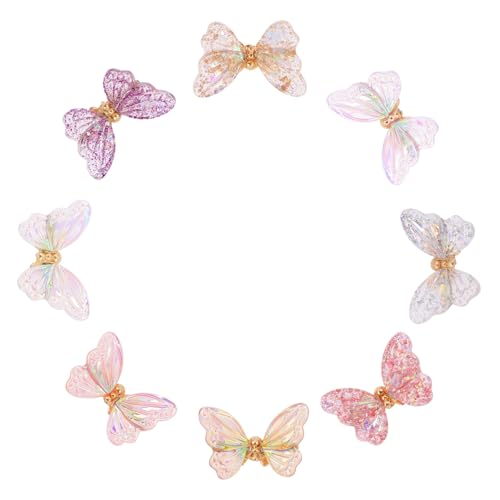 LRXIYODE 8 Stück Teiliges Schmetterling Nail Charm aus Resin und Metall Kreative Nageldekoration für DIY Maniküre Langlebig und Sicher für Fingernägel Partys und Besondere Anlässe LRXIYODE 8 Stück Teiliges Schmetterling Nail Charm aus Resin und Metall Kreative Nageldekoration für DIY Maniküre Langlebig und Sicher für Fingernägel Partys und Besondere Anlässe von LRXIYODE