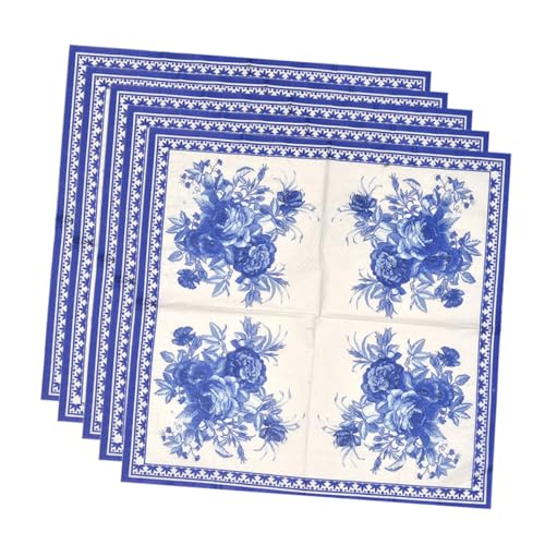 LRXIYODE 80 Stück Gardenia Servietten Bedrucktes Serviettenpapier Seidenpapier Restaurant Seidenpapierservietten Für Den Täglichen Gebrauch Blau LRXIYODE 80 Stück Gardenia Servietten Bedrucktes Serviettenpapier Seidenpapier Restaurant Seidenpapierservietten Für Den Täglichen Gebrauch Blau von LRXIYODE