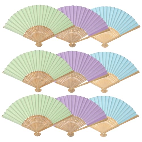 LRXIYODE 9 Stück Teiliges Set Faltfächer für Diy und mit Leeren Papierfächern Leichte Handfächer für Dekoration und Kreative Projekte für Jungen und Mädchen für Zuhause und LRXIYODE 9 Stück Teiliges Set Faltfächer für Diy und mit Leeren Papierfächern Leichte Handfächer für Dekoration und Kreative Projekte für Jungen und Mädchen für Zuhause und von LRXIYODE