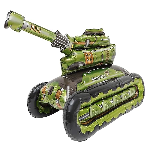 LRXIYODE Camouflage Tank Modell Folienballon für Transportgeburtstagsfeier Aluminium Luftballons für Kinderdekoration Leicht Langlebig für Partys Fenster und Wände LRXIYODE Camouflage Tank Modell Folienballon für Transportgeburtstagsfeier Aluminium Luftballons für Kinderdekoration Leicht Langlebig für Partys Fenster und Wände von LRXIYODE