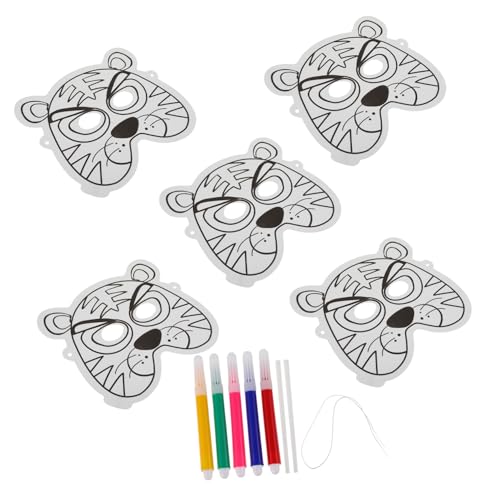LRXIYODE DIY Aufblasbares Tiermasken Bemalen Bastelset Kreative Blanko Cosplay Masken für Karneval Halloween Party Dekoration mit Sicherem Material LRXIYODE DIY Aufblasbares Tiermasken Bemalen Bastelset Kreative Blanko Cosplay Masken für Karneval Halloween Party Dekoration mit Sicherem Material von LRXIYODE