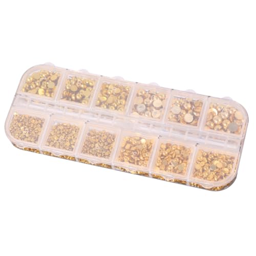 LRXIYODE Dekorative Nagelaufkleber Goldene Halbkreis Pearl Maniküre Sticker Box für DIY Nageldesigns Sicher und Langlebig für Kreative Nagelkunst LRXIYODE Dekorative Nagelaufkleber Goldene Halbkreis Pearl Maniküre Sticker Box für DIY Nageldesigns Sicher und Langlebig für Kreative Nagelkunst von LRXIYODE