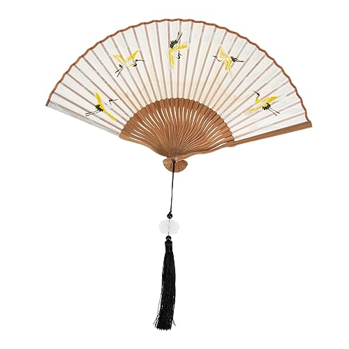 LRXIYODE Faltbarer Seidenfächer im Retro Stil Chinesischer Handfächer für Wanddekoration und Kostüme Accessoire für Frauen und Mädchen für und Veranstaltungen LRXIYODE Faltbarer Seidenfächer im Retro Stil Chinesischer Handfächer für Wanddekoration und Kostüme Accessoire für Frauen und Mädchen für und Veranstaltungen von LRXIYODE