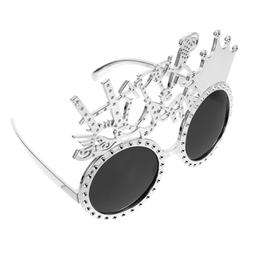 LRXIYODE Frohes Neues Jahr Sonnenbrille Kreative Partybrille mit Kronendekor Witzige Foto Requisite für Silvester Neujahrsfeiern Unisex für Feierlichkeiten LRXIYODE Frohes Neues Jahr Sonnenbrille Kreative Partybrille mit Kronendekor Witzige Foto Requisite für Silvester Neujahrsfeiern Unisex für Feierlichkeiten von LRXIYODE