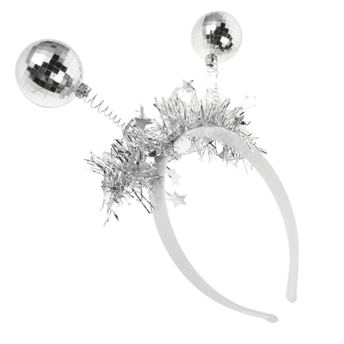 LRXIYODE Haarreif mit Spiegelnder Discokugel Glitzernder Antennen Kopfschmuck für Party Karneval und Halloween Einzigartiger Cosplay Accessoire für Damen und Herren LRXIYODE Haarreif mit Spiegelnder Discokugel Glitzernder Antennen Kopfschmuck für Party Karneval und Halloween Einzigartiger Cosplay Accessoire für Damen und Herren von LRXIYODE