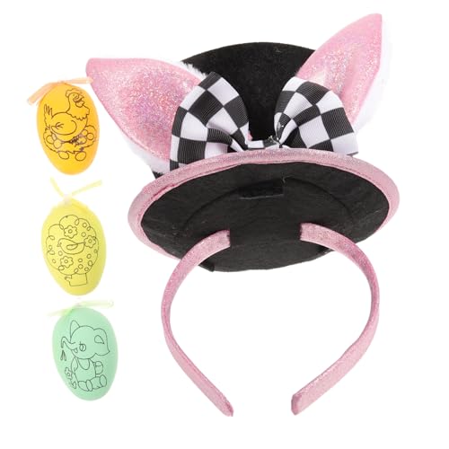 LRXIYODE Hasenohren Haarreif für Leichtes Komfortables Stirnband mit Kreativen Bunny Ohren als Kostüm accessoire für Karneval Geburtstagsfeier Themenparty und Fasching von LRXIYODE